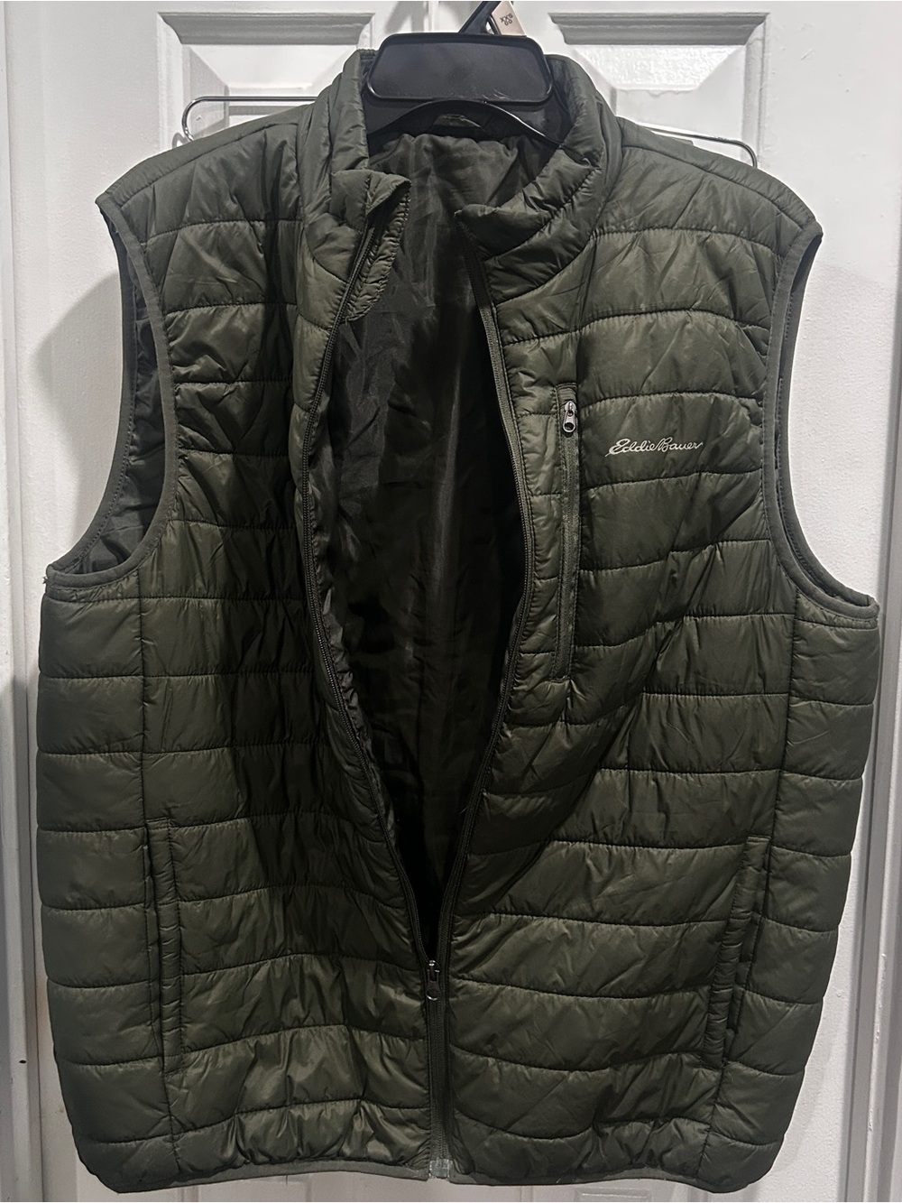 Eddie Bauer Olive Green Lightweight Quilted Jacket